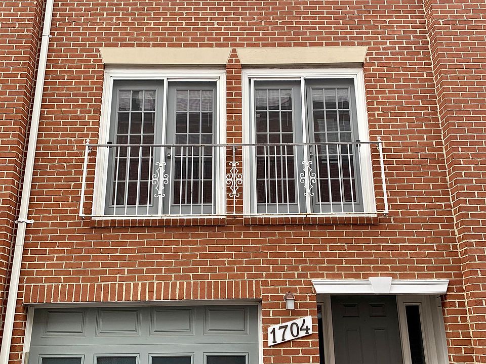 Front exterior of the townhouse.