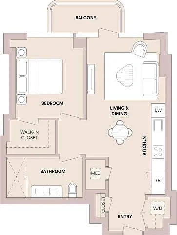 Floor plan AB