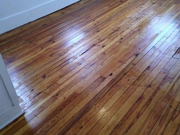 Actual Master Bedroom with finished floors