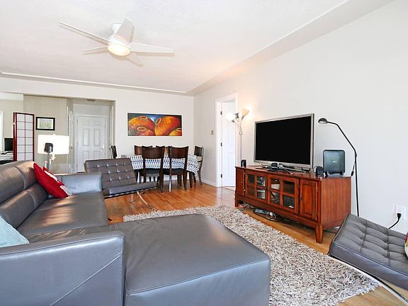 Living Room has enough space for Dining Room area