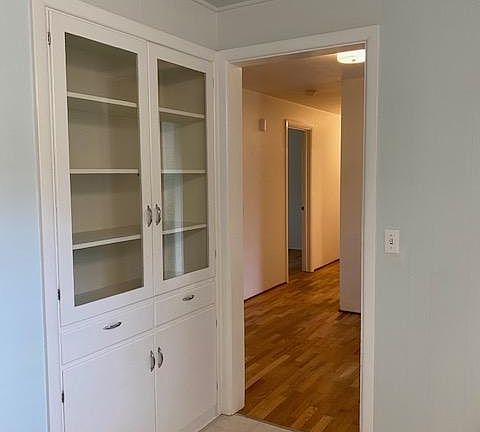 built-in cabinet in kitchen