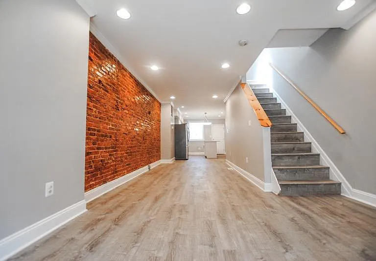 Walk in to an open first level