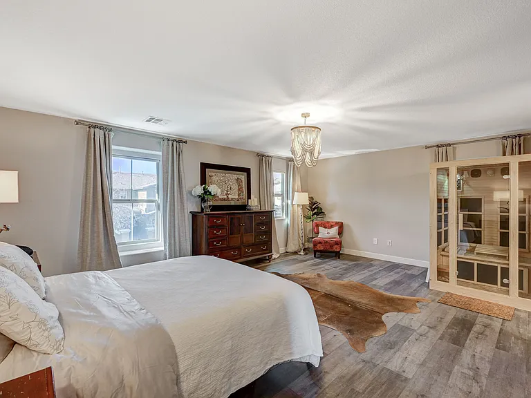 Master Bedroom with Infrared Sauna
