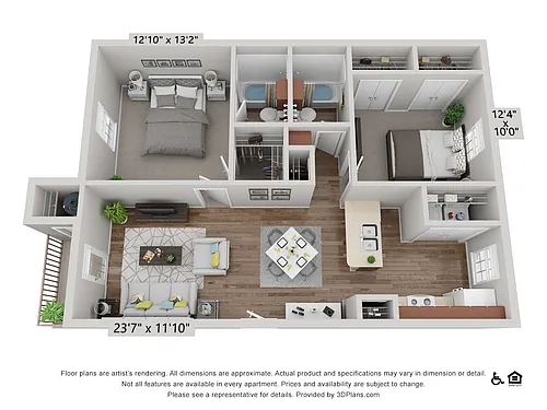 Floor plan The Live Oaks