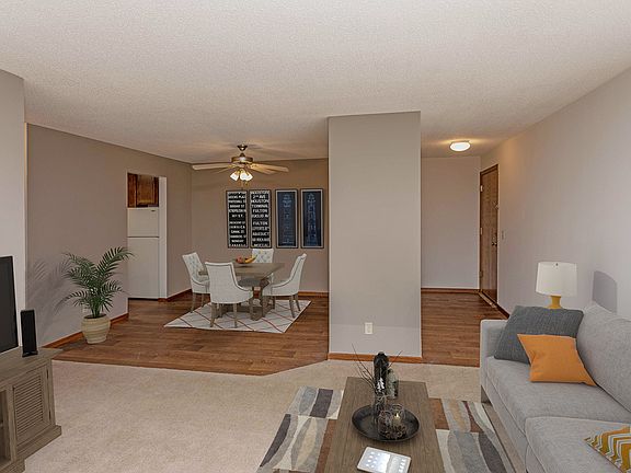 1 and 2 bedroom apartments