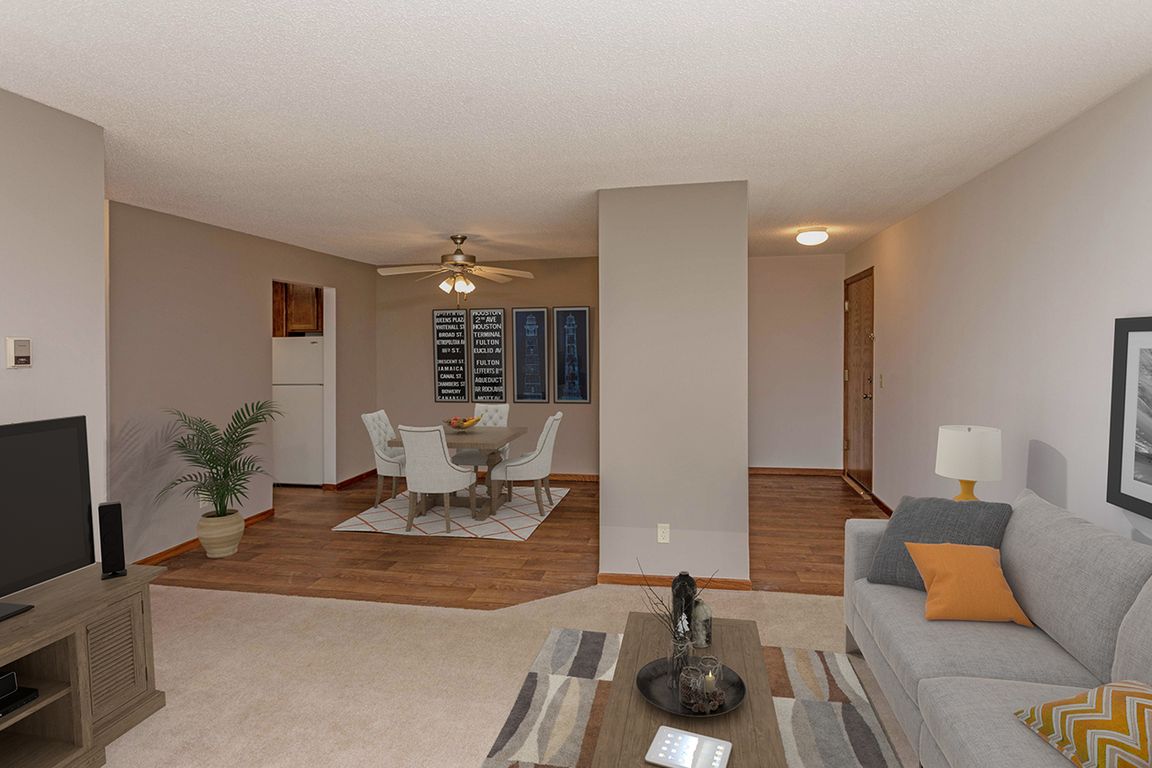 1 and 2 bedroom apartments