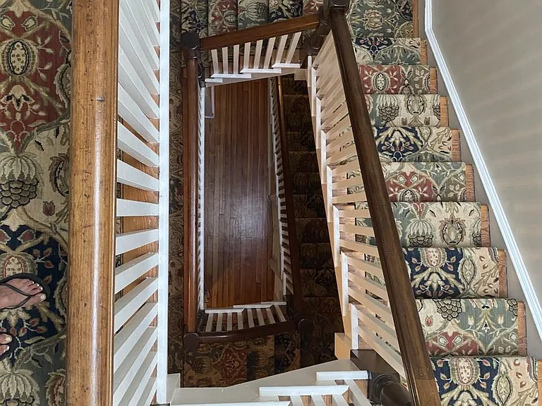 Main stairway (goes from first to third floors)