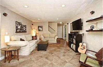 Living room facing front door