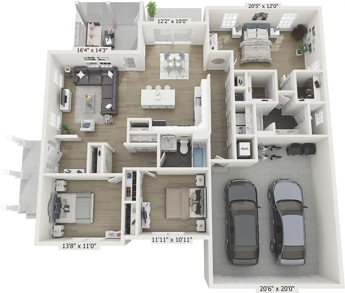Floor plan Heron Bay 1