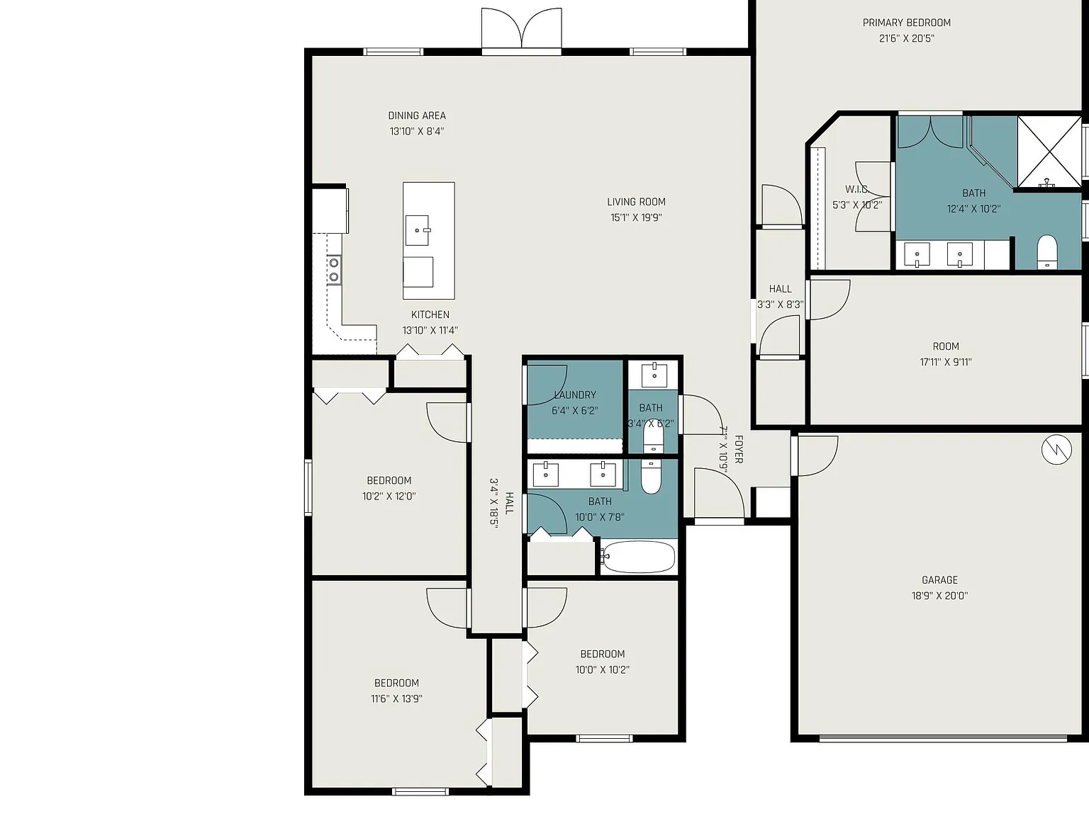 4 bed, 2.5 bath, 2171 sqft, $2,600 — Photo 3