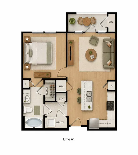 Floor plan A1
