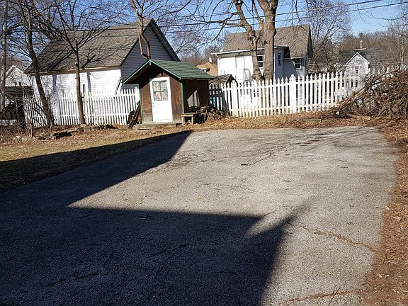 Shed, at end of driveway
