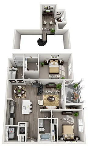 Floor plan B2 - Loft