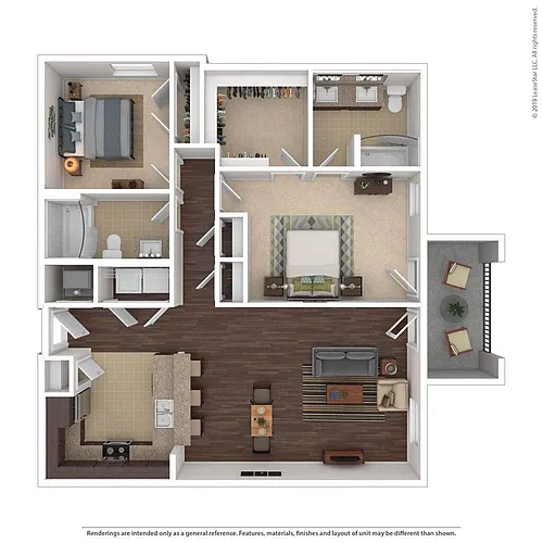 Floor plan G 2X2