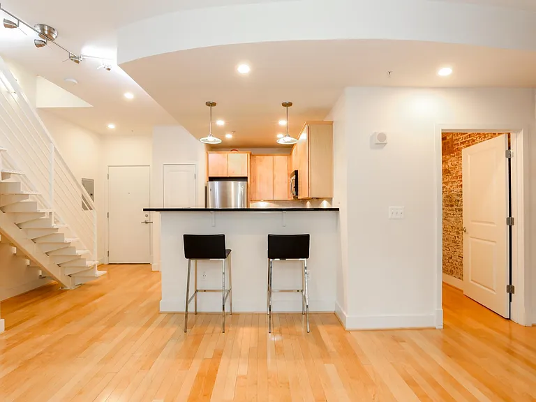 Kitchen and living room