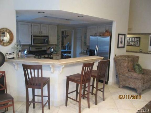 Bar Area in Kitchen.