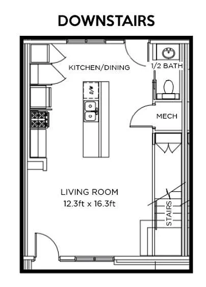 Floor plan Tranquility Townhouse