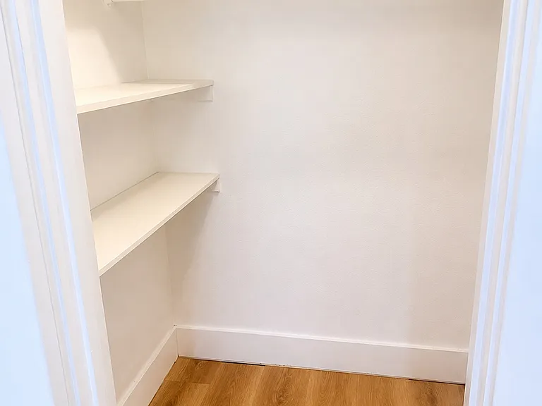 Large walk in closet for bedroom 1