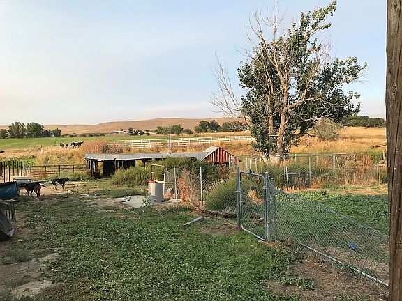 Arena with white fence