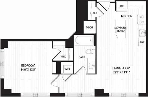 Floor plan A14