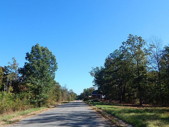 view down road from lot