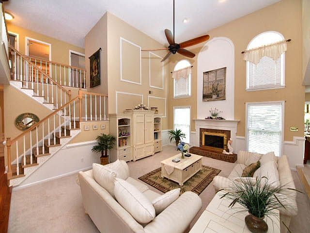 2 story family room