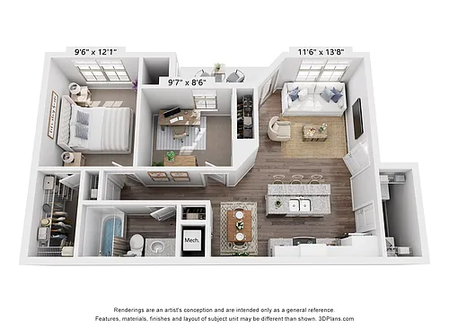 Floor plan B1