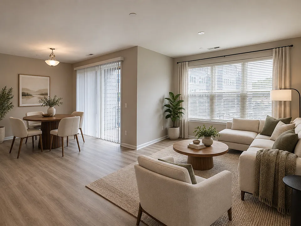 Dining & Living Room in Braxton Floorplan