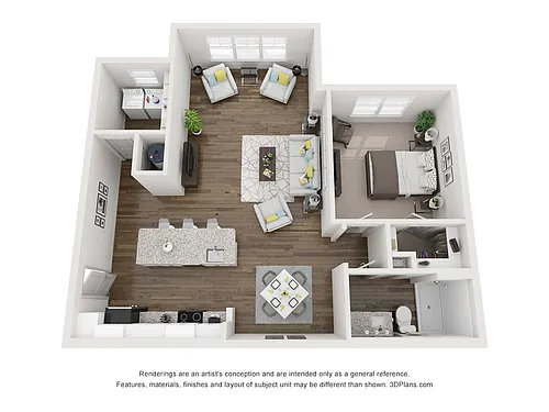 Floor plan The Orchard Sunroom