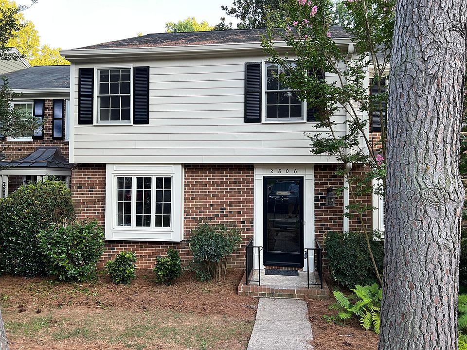 Front view of home. Window on the left is from the eat in dining area by the kitchen