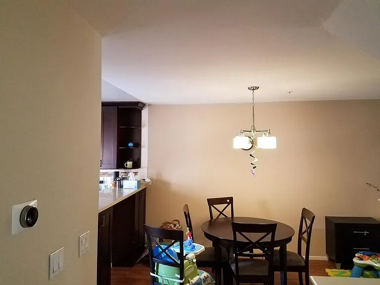 Nest thermostat near dining and half bath (pre Sep 2025)