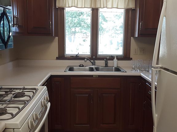 Kitchen/dining area is open concept