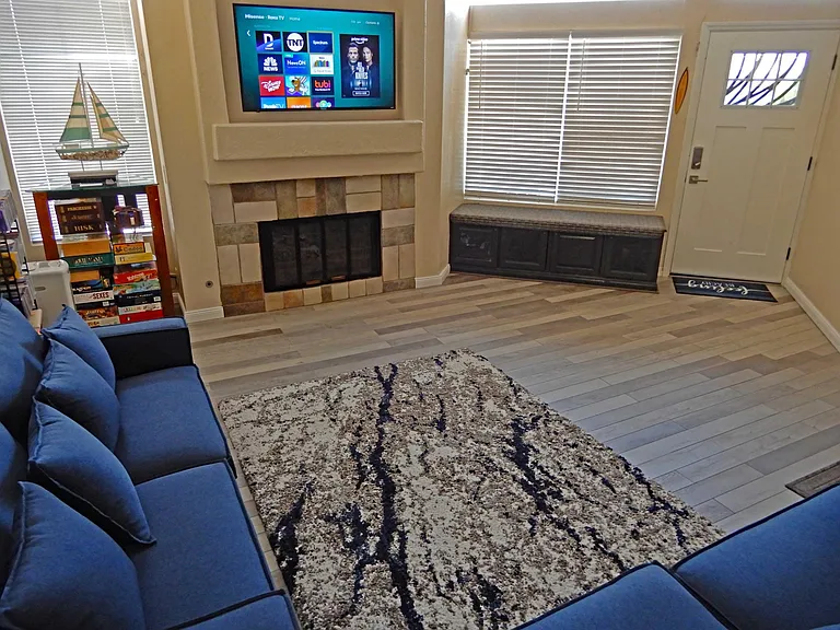 Enjoy sit down views of the Mission Bay waterfront