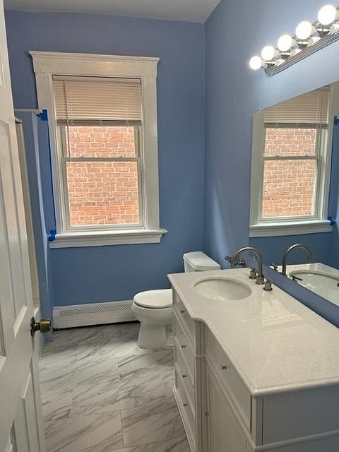Newly remodeled main bathroom. Complete with tub.