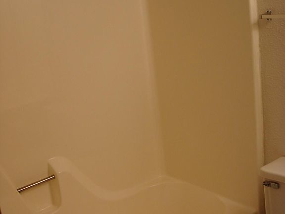 1 piece shower unit.