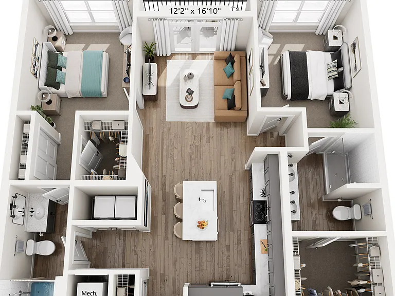 B7 floor plan The Hawkins
