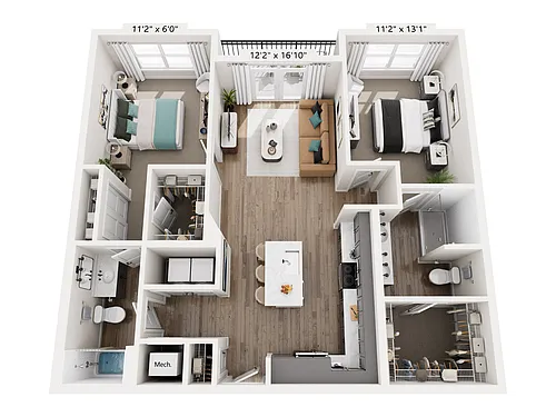 Floor plan B7