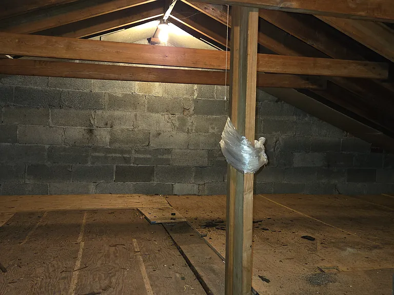 746 sq ft attic again