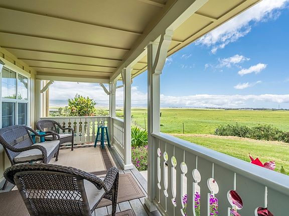 Lanai with sunset view