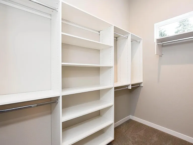 Master bedroom walk-in closet