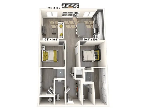 Floor plan Furnished-f-BM10-scheme-1