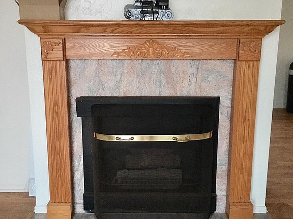 Gas Fireplace adds a little extra