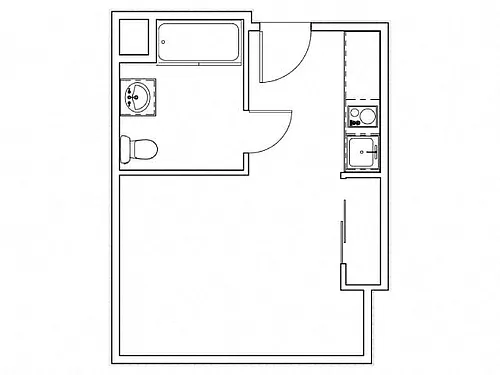 Floor plan Studio A