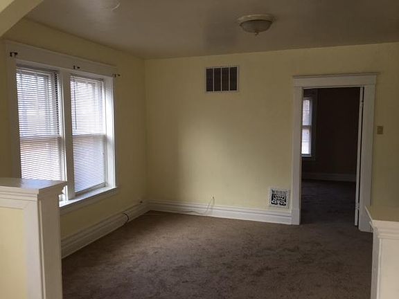 Dining room looking into the bedroom