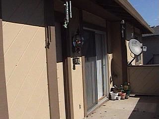 Front Door, Bedroom Door, and Balcony