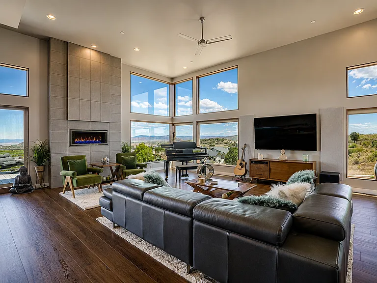 Living Room and views to die for!