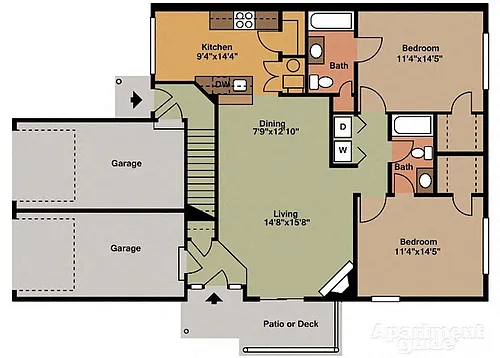 Floor plan Cambridge
