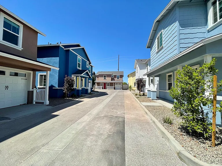 View of drive through community.