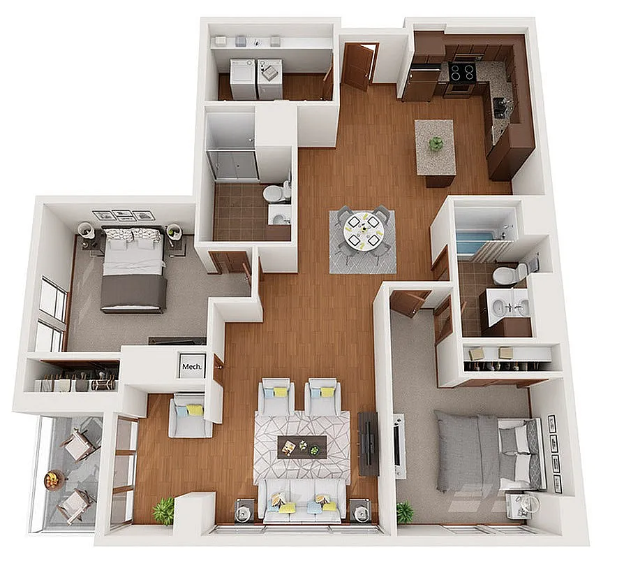 Floor plan B