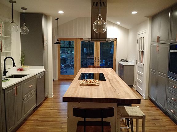 Looking from island to deck